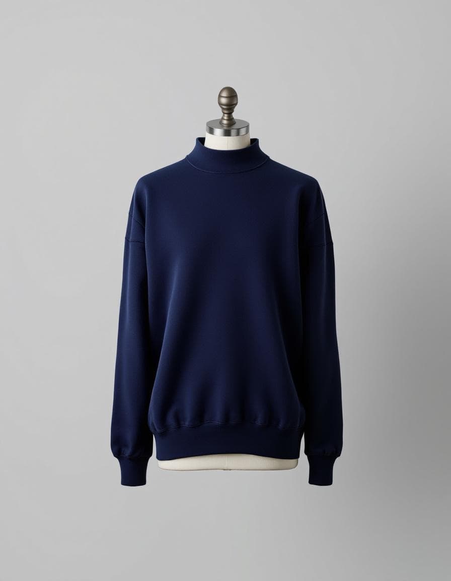 Navy crewneck sweater