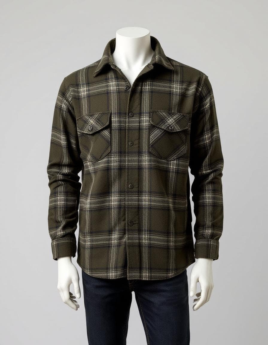 Flannel overshirt