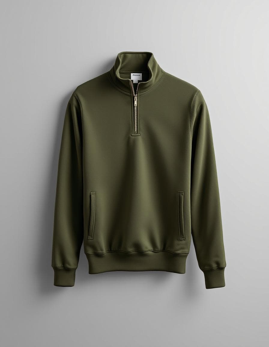 Quarter-zip fleece